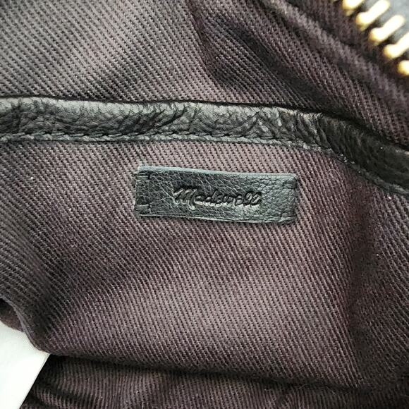 Madewell Transport Puffer Quilted Leather Camera Crossbody Bag Black - Picture 5 of 12